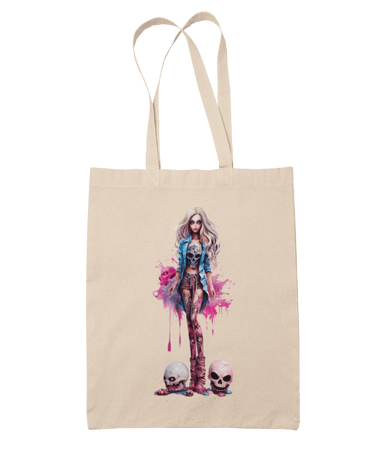 Skull Rocker Barbie Tote Bag 8Ball